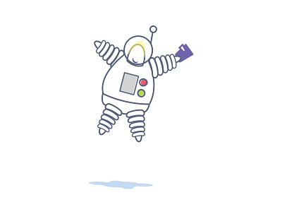 Astronaut character design fun graphic illustration