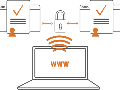 Digital Security Icon design fun graphic illustration vector