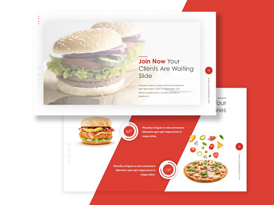 Culinary Presentation Design burger business creative delicious design elegant food minimalist powerpoint pptx presentation professional