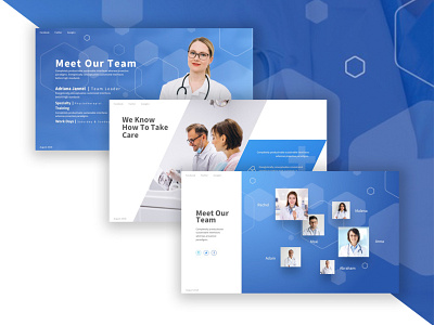 Medical Presentation Design blue design doctor health hospital medicine powerpoint presentation