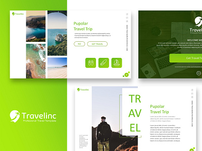 Travellinc - Travelling Presentation Design business creative design elegant modern pitchdeck powerpoint presentation travel