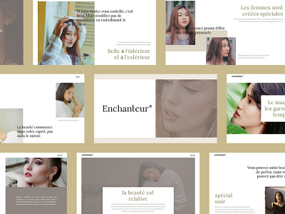 Enchanteur - Elegant Presentation Design creative design elegant minimalist modern powerpoint presentation