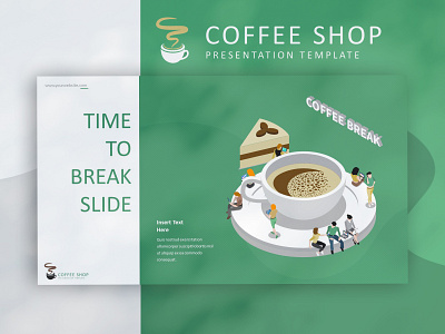 Coffee Shop Presentation Template cafe coffee coffee presentation coffeeshop design elegant minimalist modern powerpoint presentation presentation design presentation template