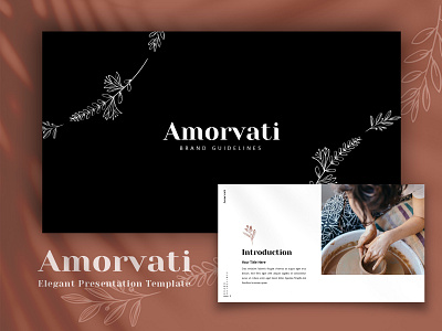 Amorvati - Elegant Presentation Template business design elegant minimalist modern powerpoint powerpoint template presentation presentation design presentation template