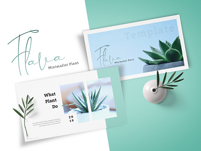 Flava - Plant Minimalist Presentation Template