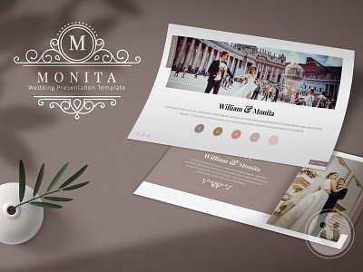 Monita - Elegant Presentation Design branding creative design elegant minimalist pitchdeck powerpoint presentation templates weddings