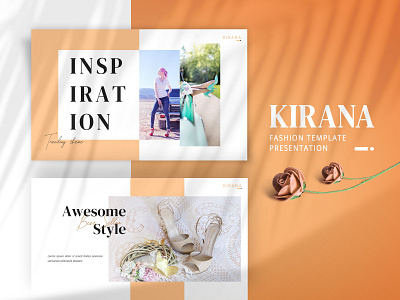 Kirana - Clean Powerpoint Template business presentation clean design elegant lookbokkslide lookbook powerpoint presentation presentation design presentation template