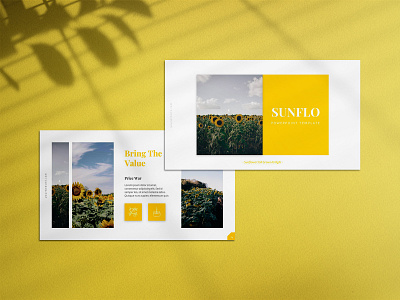 Sunflo Flower Presentation Template