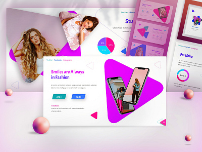 Fashionable Presentation Template