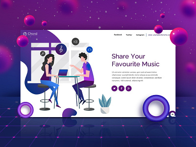 Chord Music Presentation Template branding business presentation creative design music presentation powerpoint powerpoint design preentation design presentation presentation template