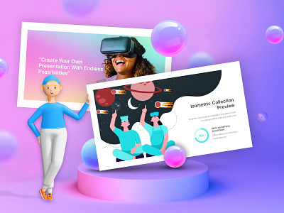 VR Modern Tech Presentation Template