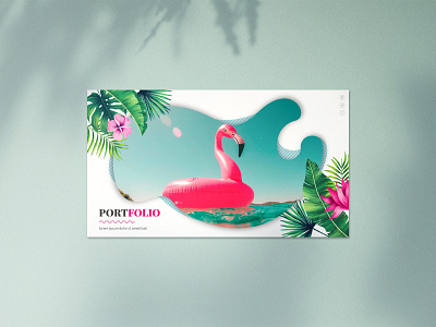 Elxa Tropical Presentation Template business presentation creative design powerpoint powerpoint design powerpoint template presentation presentation design presentation template tropical presentation