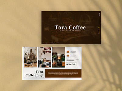 Tora Coffee Presentation Template branding businesspresentation coffeepresentation design powerpoint powerpoint design powerpoint template presentation presentation design presentation template