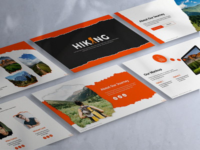 Hiking Adventure Presentation Template branding business presentation hiking outdor powerpoint powerpoint design powerpoint template presentation presentation design professional