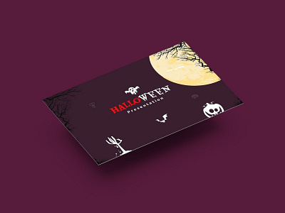 Scary Halloween Presentation Template