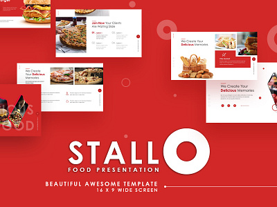 Stallo Food Powerpoint Template business creative design infographic powerpoint ppt presentation