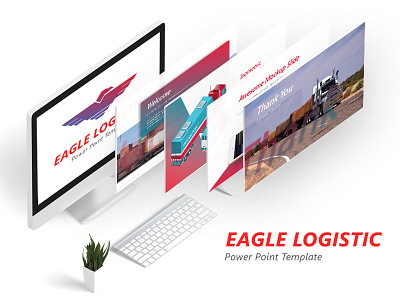 Eagle Logistic Presentation Template branding business clean creative design elegant infographic minimalist modern pitch pitchdeck powerpoint ppt pptx presentation presentationdesign professional templates ui ux