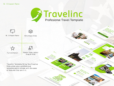 Travelinc Presentation Template branding business clean creative design elegant infographic minimalist modern pitch pitchdeck powerpoint ppt pptx presentation presentationdesign professional templates ui ux