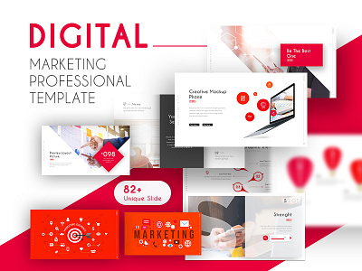 Digital Marketing Professional Presentation Template