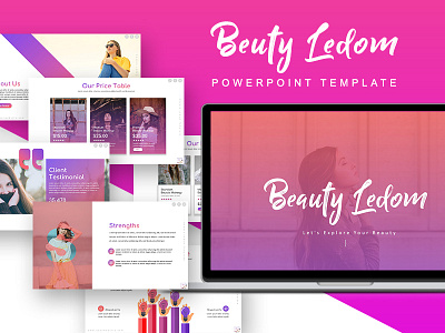 Beauty Ledom Presentation Template