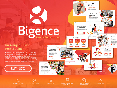 Bigence Agency Presentation Template branding business creative design elegant infographic minimalist modern pitch pitchdeck powerpoint pptx presentation professional templates ui ux