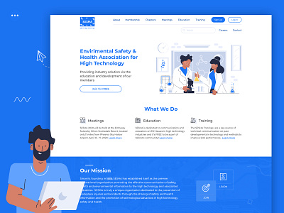 SESHA homepage redesign