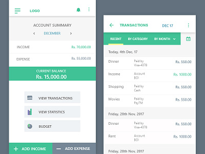 Money Manager App