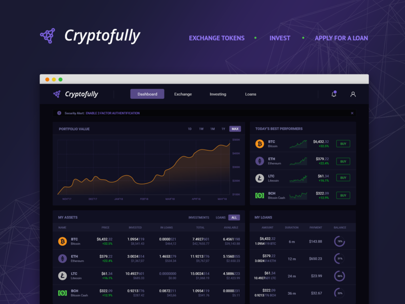 cryptocurrency exchange loans