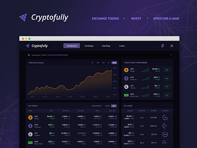 Cryptofully - Crypto Investing and Lending Platform