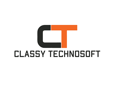 Classy technosoft branding logo typography