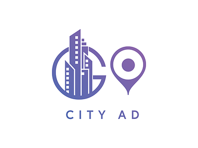 Gocityad branding illustration logo