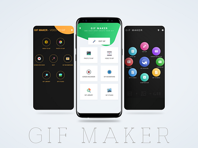 Gif Maker app design ui