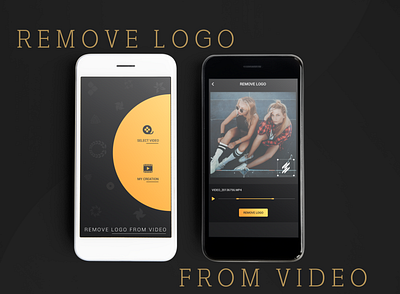 Remove Logo From Video app design logo remove ui video