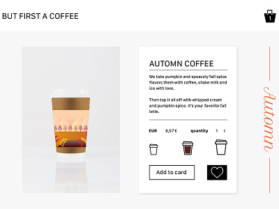 012 Single product Daily ui 012 branding coffee daily daily challange dailyui design ecommerce design eshop illustration ui uidaily ux vector webdesign