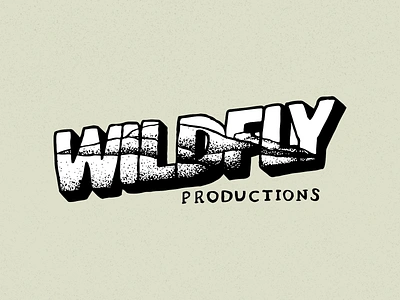 Wild Fly Productions logo blue ridge mountains boone branding identity chelsea burkett design film filmmaker fly fishing illustration ink logo north carolina organic pen type typography typorgraphy videographer wildfly wildfly productions