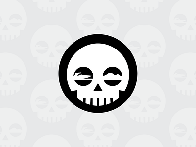 Watersport Skull branding clean geometric logo