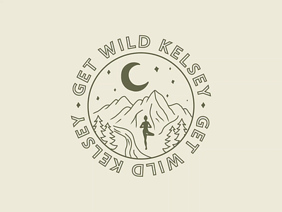 Get Wild Kelsey Yoga Retreats boho merch design merchandise mountains nature yoga yoga retreat