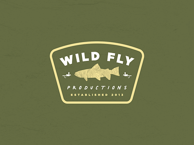 Wild Fly Productions Spring Merch Badge