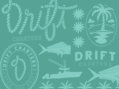 Drift Charters: Raw and Aged Brand Kit