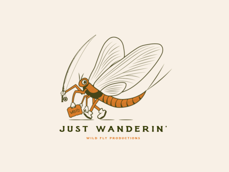 Just Wanderin' branding design merchdesign