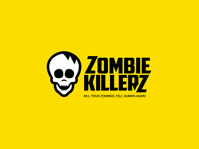 Zombie Killerz brand clothes icon logo skull zombie