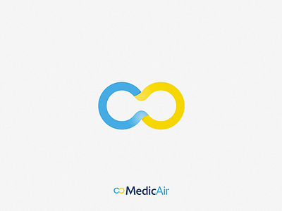 MedicAir apple icon infinite infinity line logo