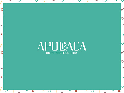 Apodaca Hotel Boutique Cuba brand identity branding corporate hotel logo pattern texture