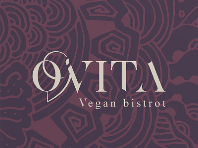 O’Vita • Vegan Bistrot bistrot brand identity branding corporate logo pattern texture