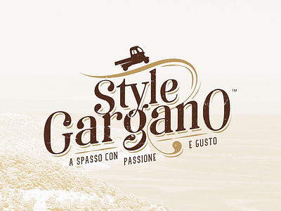 Style Gargano gargano italy letterina logo logotype san serif vintage