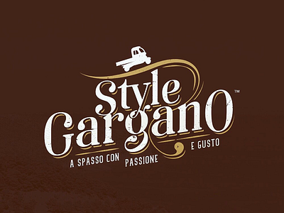 Style Gargano gargano italy letterina logo logotype san serif vintage