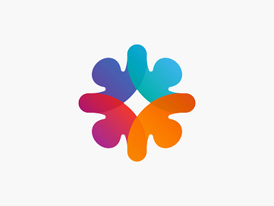 Puzzles brand identity branding circle colours crowdfunding logo puzzle texture