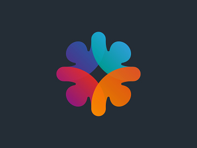 Puzzles brand identity branding circle colours crowdfunding logo puzzle texture