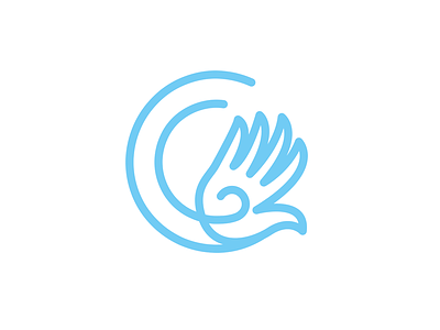 Carpalello brand brand identity branding hand icon letter c line logo pharmaceutical spiral