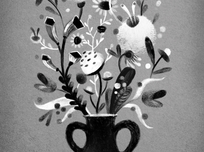 Flowers black white design digitalart flower clipart flowers graphic design illustration photoshop